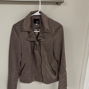 Kut from the Kloth Women's Brown Leather Jacket